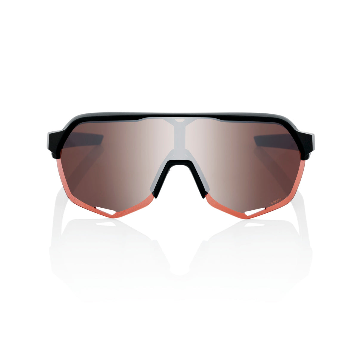 S2 - Soft Tact Black - HiPER Crimson Silver Mirror Lens